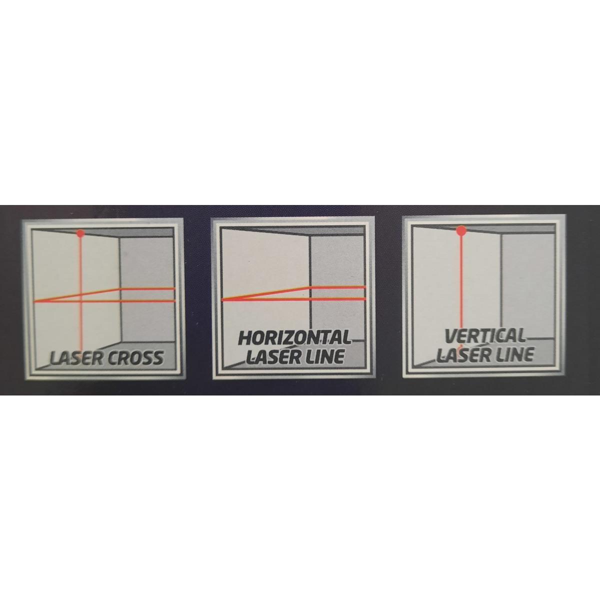 Livella laser linee incrociate