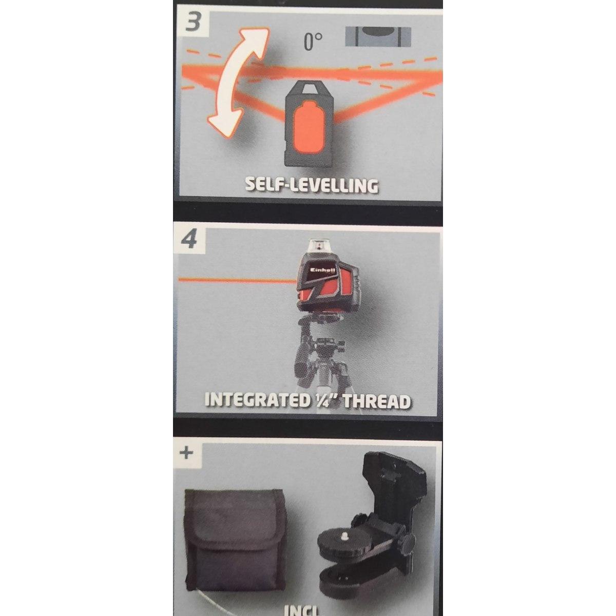 Livella laser linee incrociate