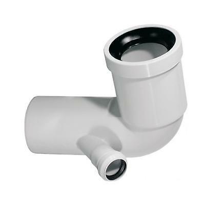 Curva wc innesto Ø 110x40 attacco sx bianca