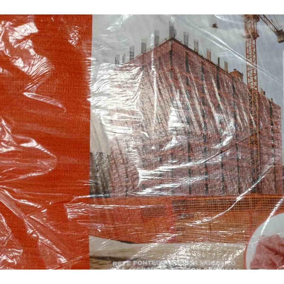 Rete per ponteggi mt 1,80x25 arancio