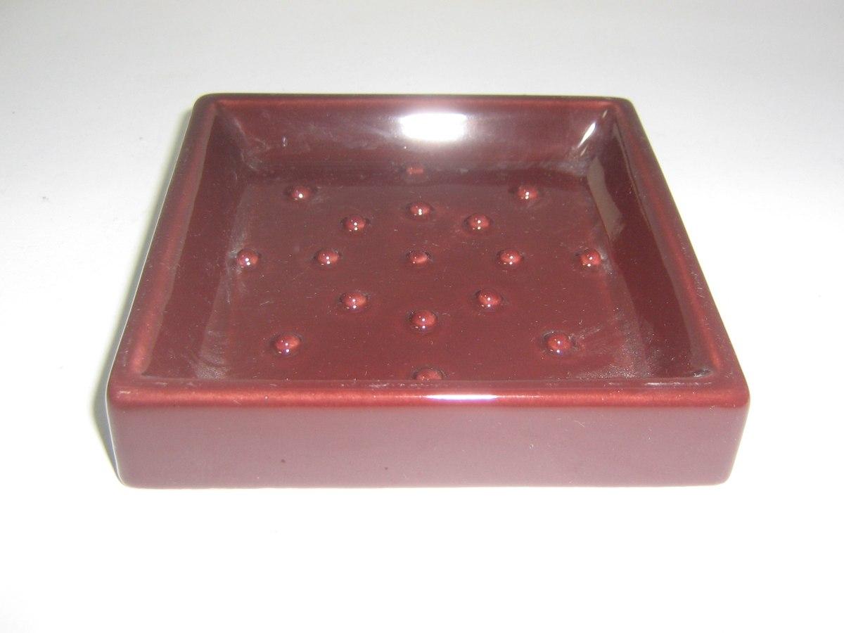 Portasapone quadra marrone