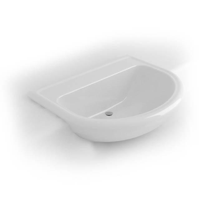 Lavabo semincasso cm 65x51