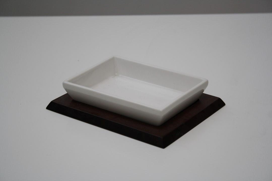 Portasapone kyoto bianco/tanaganika