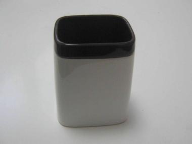 Portaspazzolini frida bianco-moka