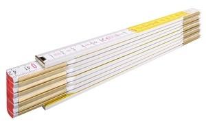 Metro bianco/giallo legno stabila
