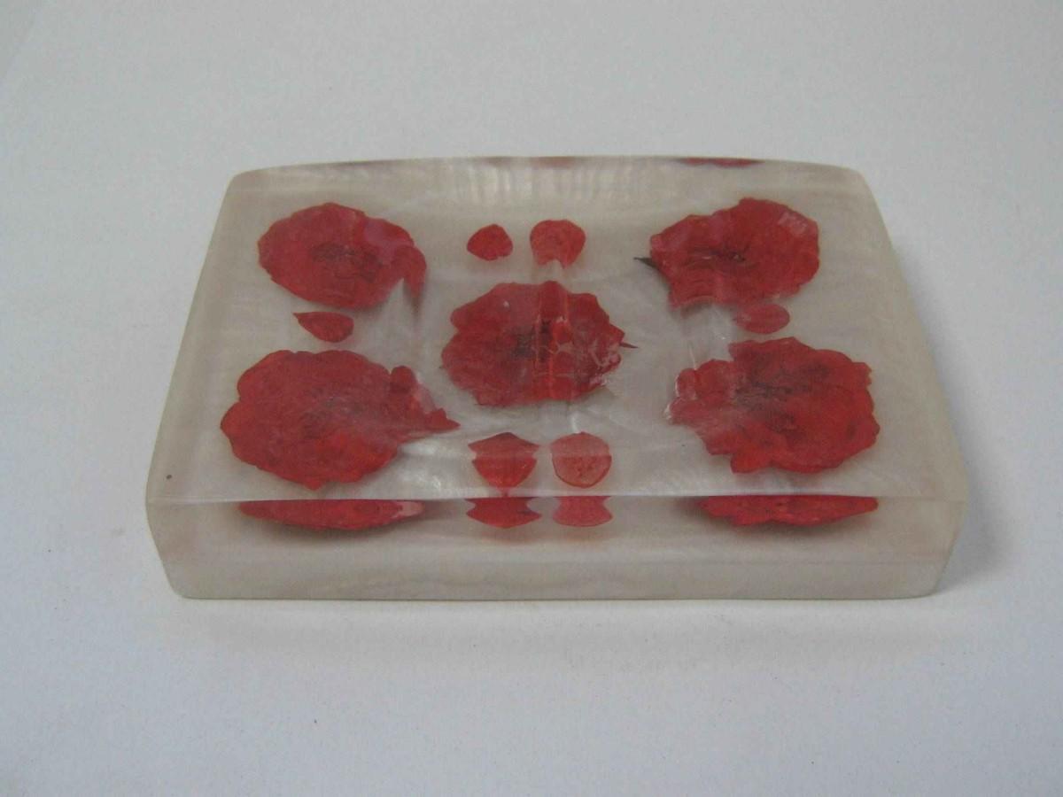 Portasapone rose rosse