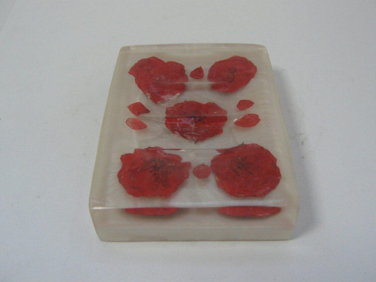 Portasapone rose rosse