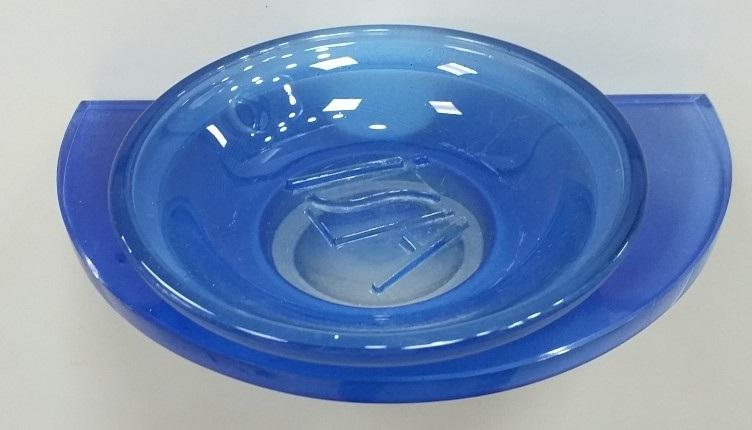 Portasapone diva cromo/blu