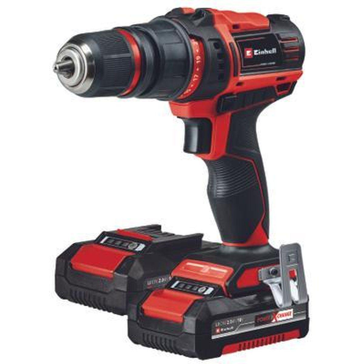 Trapano a batteria te-cd 18/45 3x-li + 22 2x2,0 ah