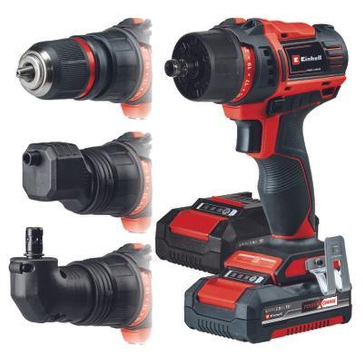 Trapano a batteria te-cd 18/45 3x-li + 22 2x2,0 ah