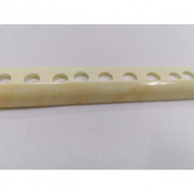 Jolly tondo mm 8x2,50 mt crema ivory marmorizzato