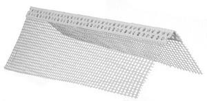 Paraspigolo c/rete pvc 23x23  mt 2,50