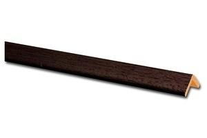 Paraspigolo liscio legno noce scuro mm 30x30 mt 3