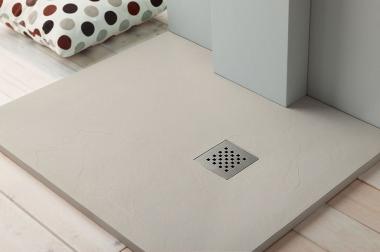 Piatto doccia resina grigio cm 80x100 h 2,5 cm