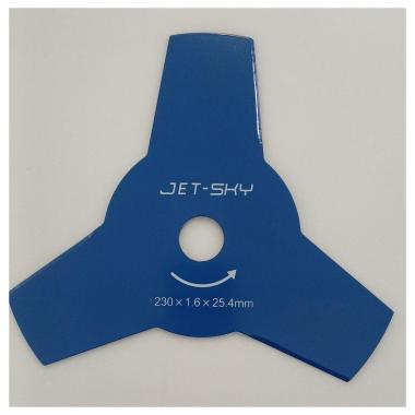 Disco p/decespugliatore 3 denti 230x25,4x1,6