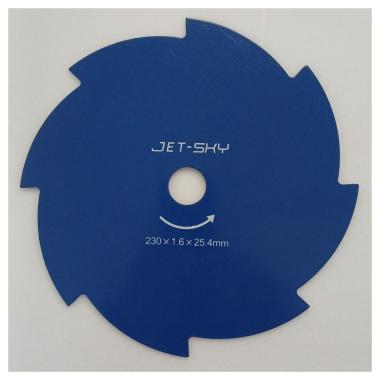 Disco p/decespugliatore 8 denti 230x25,4x1,6
