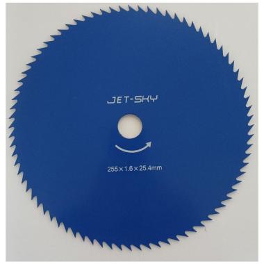 Disco p/decespugliatore 80 denti 255x25,4x1,6