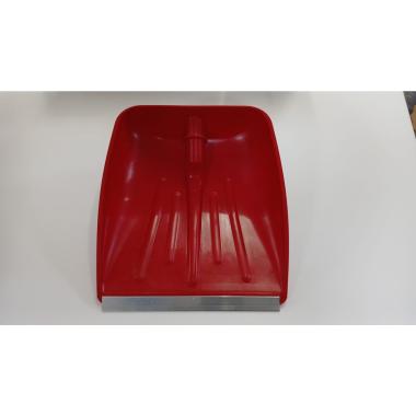 Badile neve abs rosso c/profilo alluminio