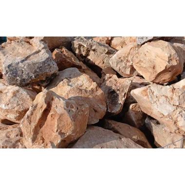 Roccia bucata ornamentale gialla 40/80
