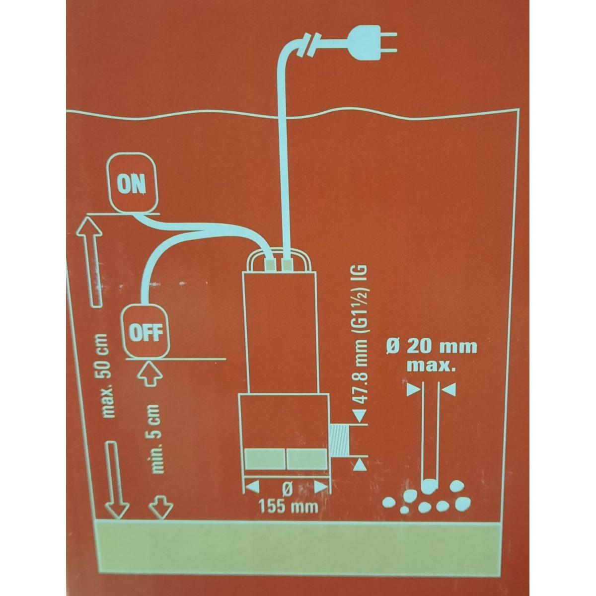 Elettropompa sommersa einhell gc-dp 1020 n