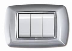 Placca 4p alluminio ec