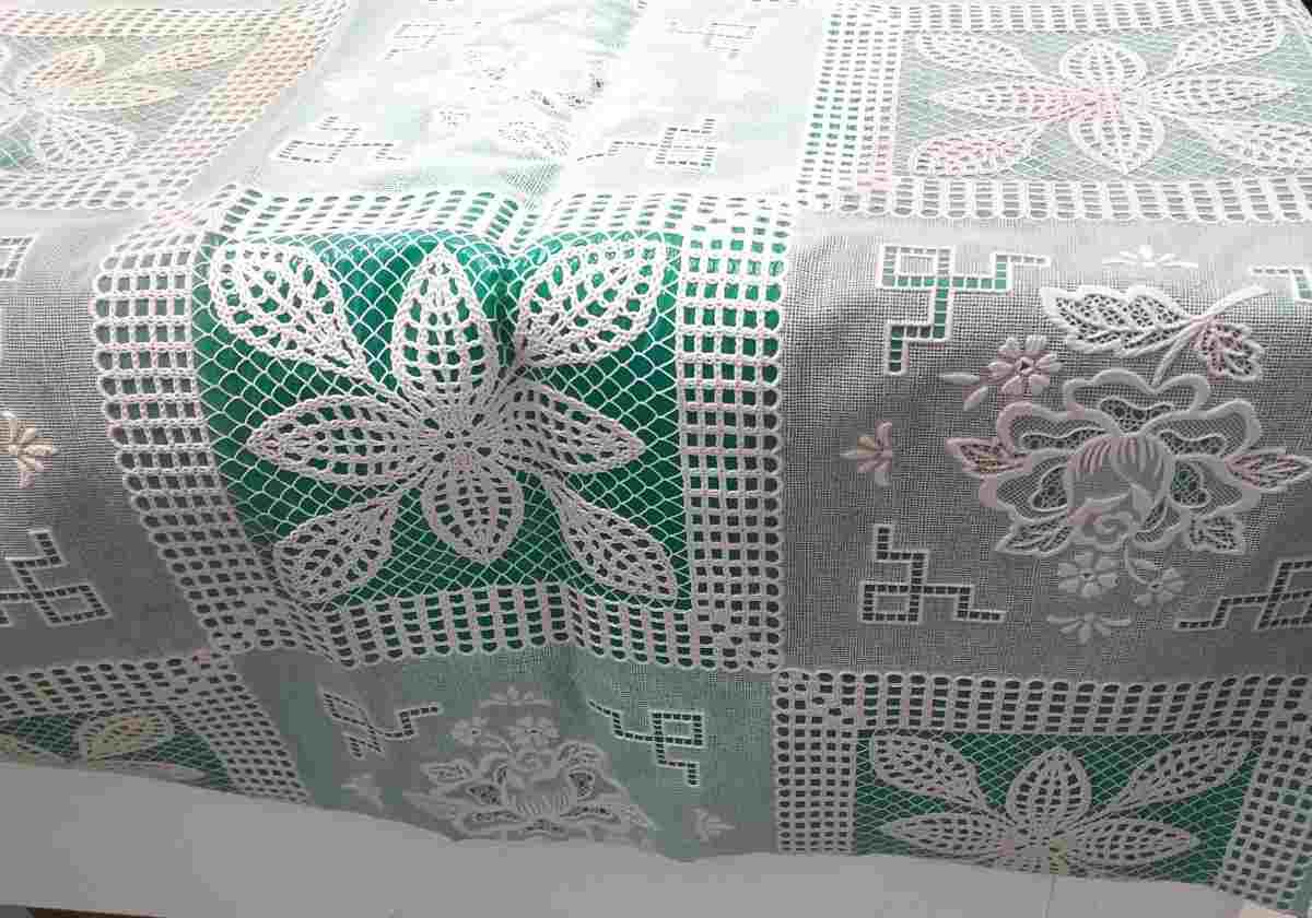 Tovagliato merletto verde 704