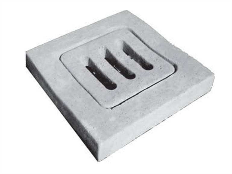 Caditoia in cemento cm 50x50 (est 60x60)