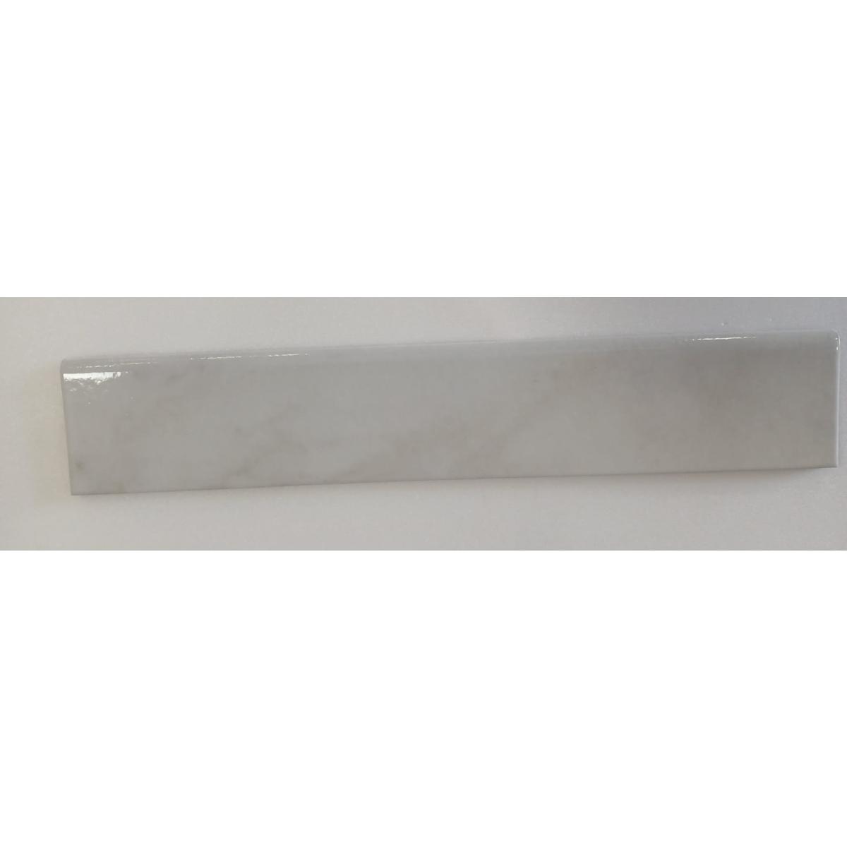 Battiscopa ducale bianco cm 8x45