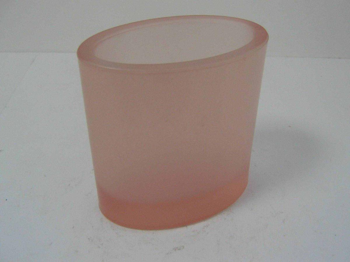 Portaspazzolini ellisse rosa