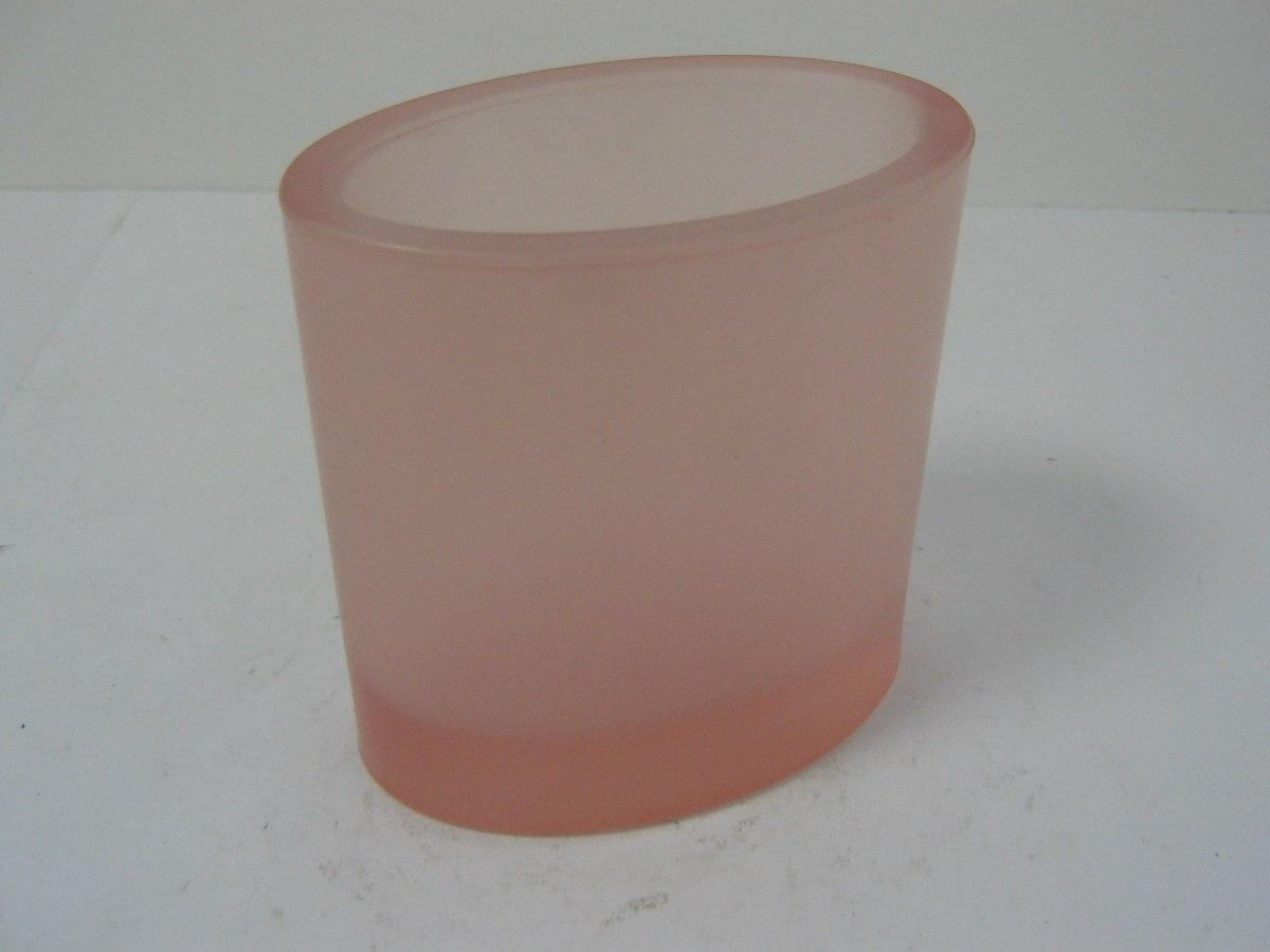 Portaspazzolini ellisse rosa