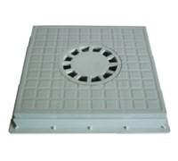 Chiusino plastica grigio c/sifone cm 30x30
