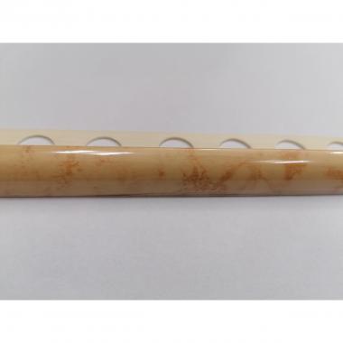 Jolly tondo mm 8x2,60 mt crema scuro marmorizzato
