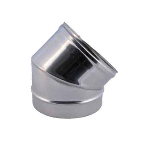 Curva 45 inox aisi 304  200