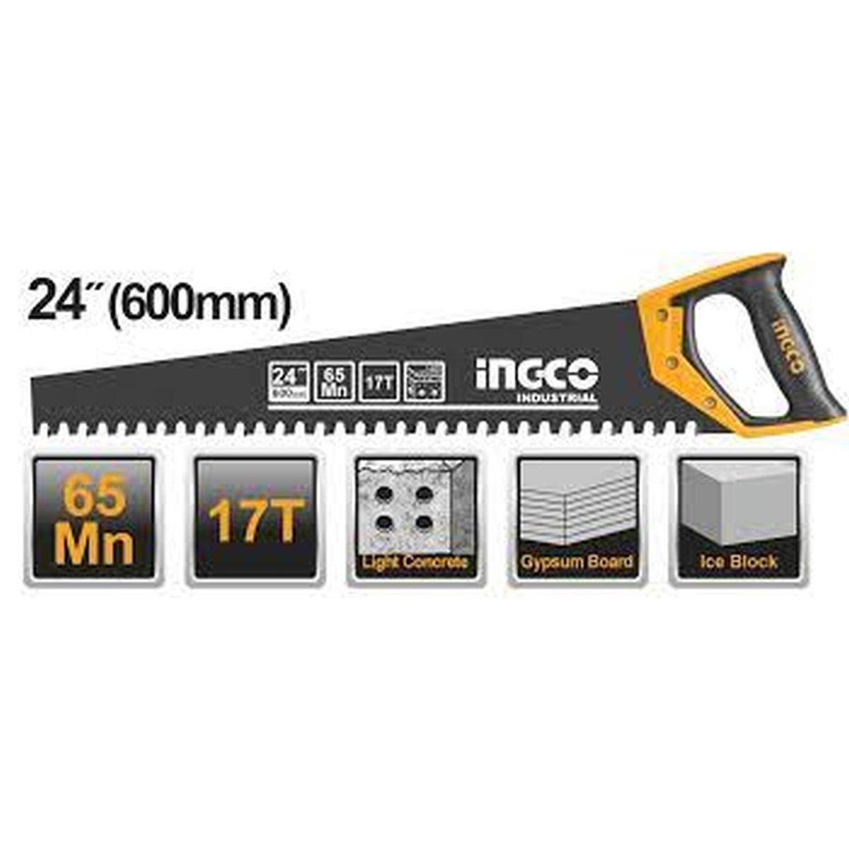 Sega a mano per calcestruzzo 17 denti mm 600