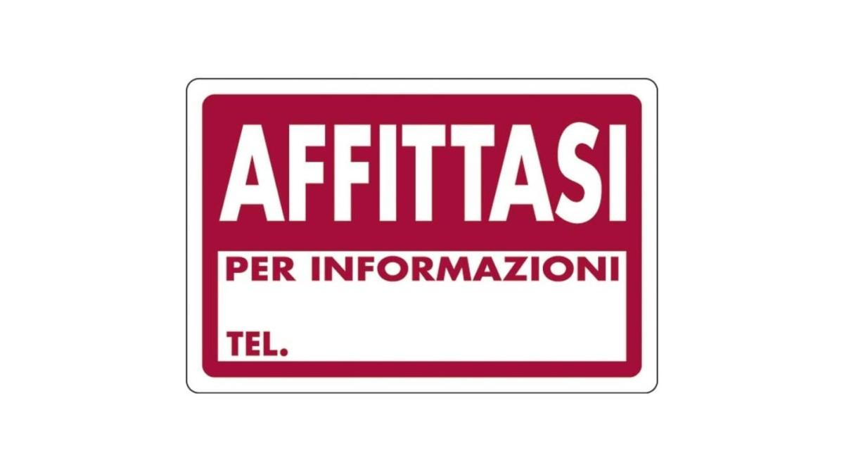 Cartello affittasi cm 20x30