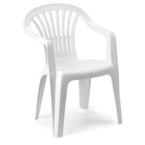 Sedia bianca plastica