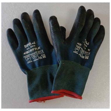 Guanto poliestere e nitrile tg 10