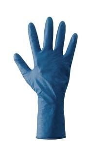 Guanti in lattice pesante tg l blu s/talco pz 50