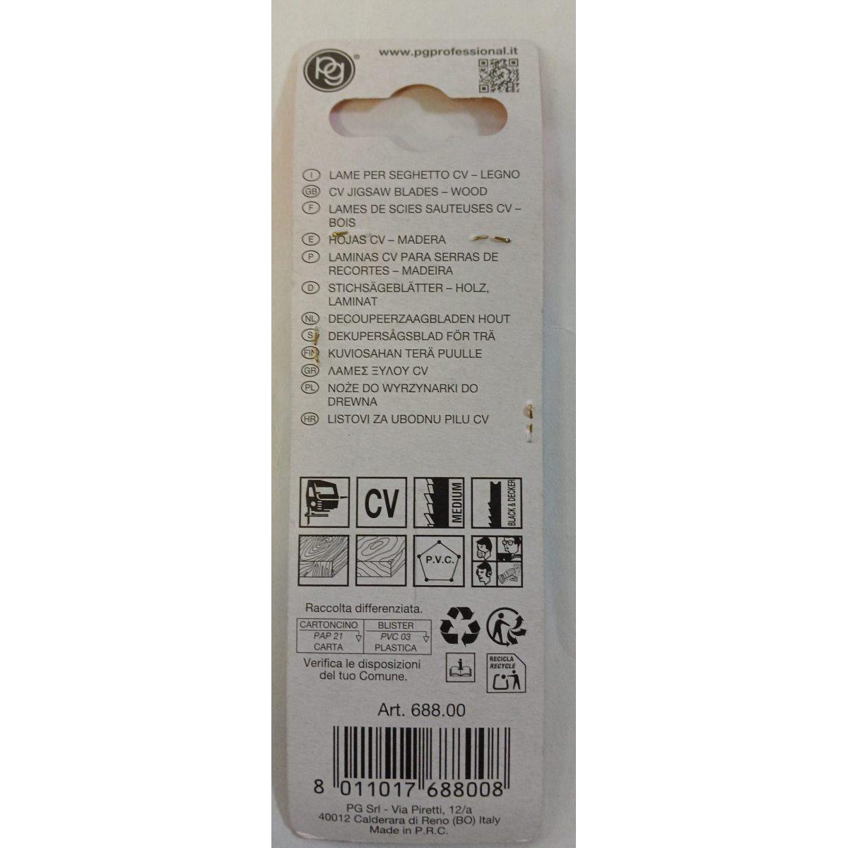 Lame seghetto alternativo denti medi 688