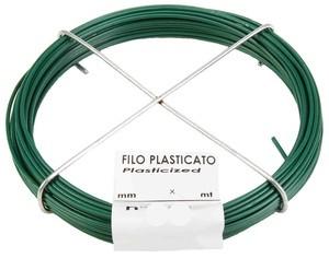 Matassina filo plastificato verde mm 1,8x13 ml