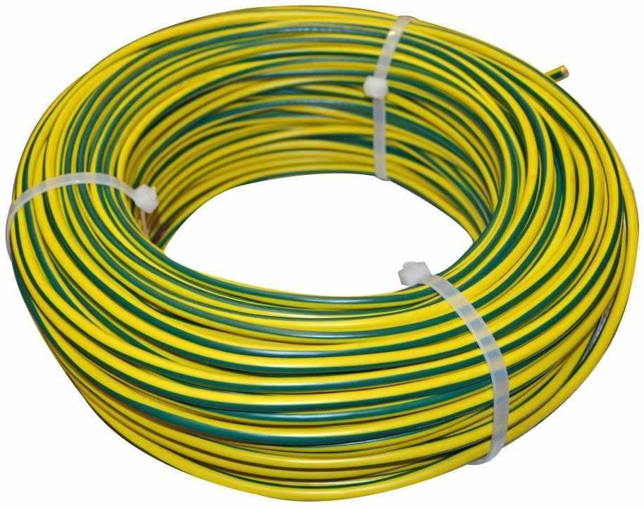 Cordina 2,5 mmq giallo/verde