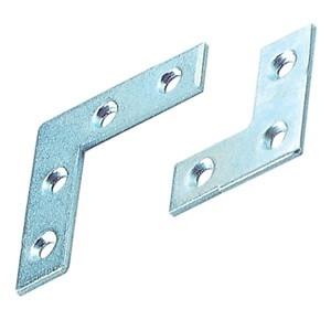 Piastrina laterale 4 fori cm 8x8