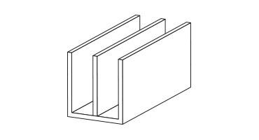 Jolly canalina doppia mm 12x16 mt 2,00 satinato
