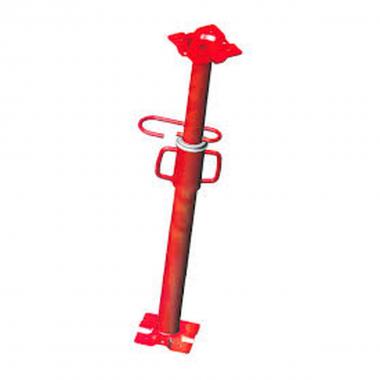 Puntello a piastra cm 110-180 rosso