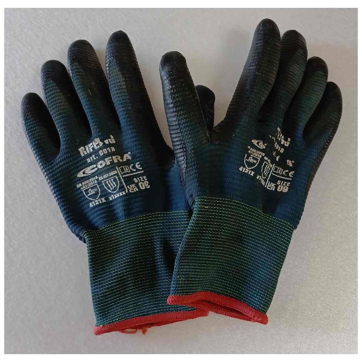 Guanto poliestere e nitrile tg 9