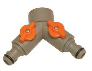 PRESA RUBINETTO IRRIGAZIONE DOPPIA 3/4"