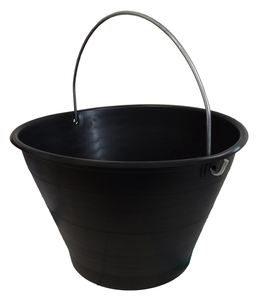 Cardarella in plastica nera 1 manico