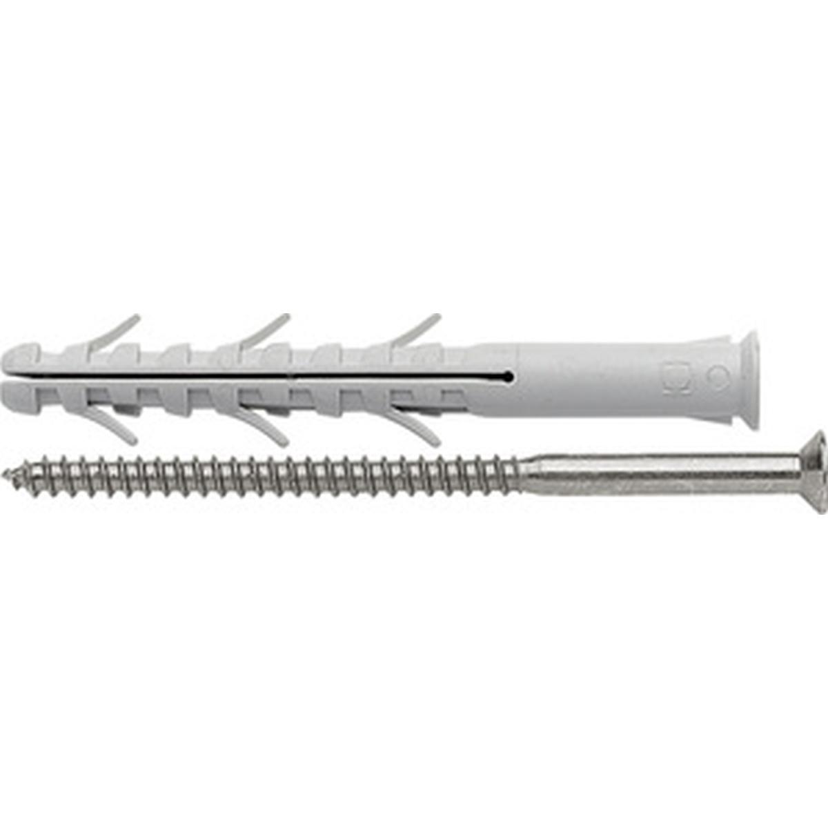 Tassello aps c/vite Ø 10x80 mm cf 25 pz