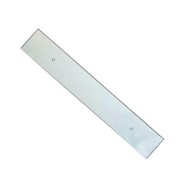 Battisedia trasparente liscio cm 12x80