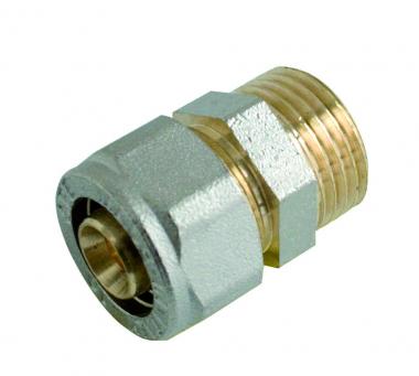 RACCORDO DRITTO MULTISTRATO Ø 26X3/4" M